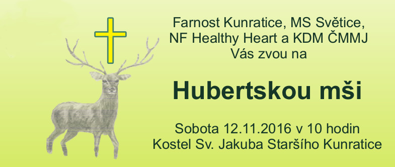 Hubertská mše svatá 12.11.2016