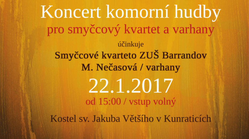 Koncert komorní hudby 22.1.2017